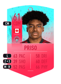 Ralph Priso FUT Birthday Swaps Token 61 OVR