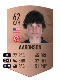 Paxten Aaronson Common 62 OVR