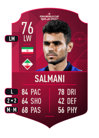 Jafar Salmani World Cup Player 76 OVR