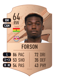 Amankwah Forson Rare 64 OVR