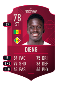 Bamba Dieng World Cup Player 78 OVR