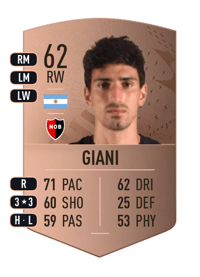 Justo Giani Common 62 OVR