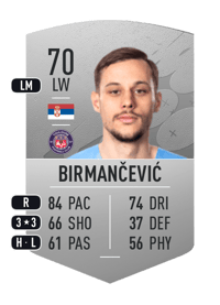 Veljko Birmančević Common 70 OVR