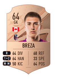 Sebastian Breza Rare 64 OVR