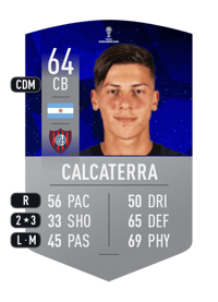 Diego Calcaterra CONMEBOL SUDAMERICANA 64 OVR
