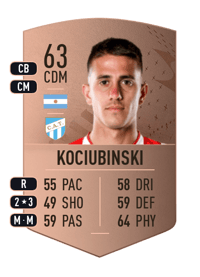 Bautista Kociubinski Common 63 OVR