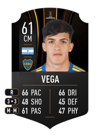 Gabriel Vega CONMEBOL LIBERTADORES 61 OVR