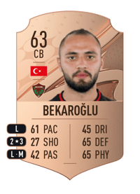 Burak Bekaroğlu Rare 63 OVR