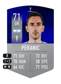 Nicolás Peranic CONMEBOL SUDAMERICANA 71 OVR
