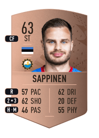 Rauno Sappinen Common 63 OVR