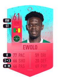 Ulrich Donovan Ewolo FUT Birthday Swaps Token 61 OVR