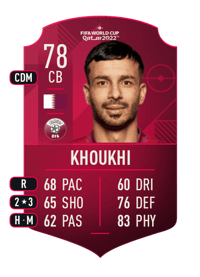 Boualem Khoukhi World Cup Player 78 OVR