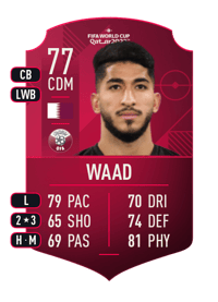 Mohammed Waad World Cup Player 77 OVR