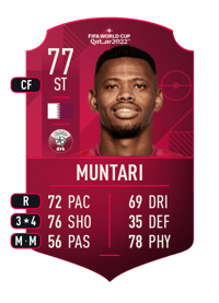 Mohammed Muntari World Cup Player 77 OVR
