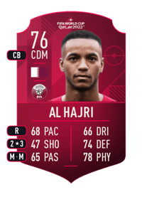 Salem Al Hajri World Cup Player 76 OVR