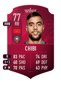 Mohamed Chibi World Cup Player 77 OVR