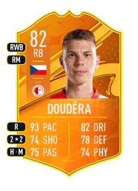 David Douděra Domestic Man of the Match 82 OVR