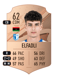 Daniel Elfadli Rare 62 OVR