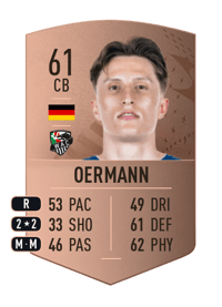 Tim Oermann Common 61 OVR