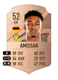 Jordan Amissah Rare 52 OVR