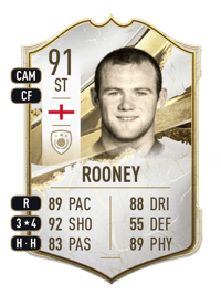 Wayne Rooney Icon 91 OVR