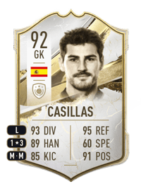 Casillas Icon 92 OVR