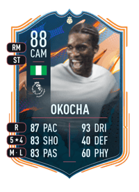 Jay-Jay Okocha FUT Heroes 88 OVR