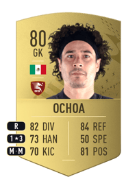 Guillermo Ochoa Common 80 OVR