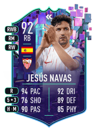 Jesús Navas Flashback Player 92 OVR
