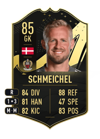 Kasper Schmeichel Team of the Week 85 OVR