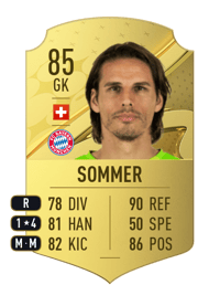 Yann Sommer Rare 85 OVR