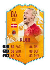 Simon Kjær World Cup Stories 86 OVR
