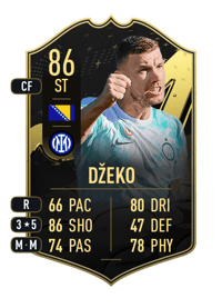 Edin Džeko Team of the Week 86 OVR