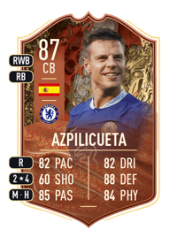 Azpilicueta FUT CENTURIONS 87 OVR