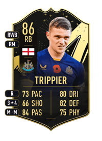 Kieran Trippier Team of the Week 86 OVR