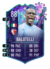 Mario Balotelli Flashback Player 88 OVR