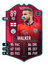 Kyle Walker FIFA WC Path To Glory 89 OVR