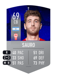 Gastón Sauro CONMEBOL SUDAMERICANA 69 OVR