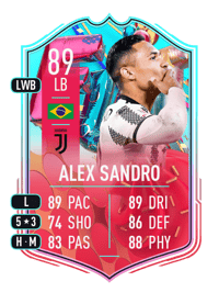 Alex Sandro FUT Birthday 89 OVR