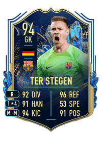 Marc-André ter Stegen Team of the Season 94 OVR
