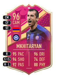 Henrikh Mkhitaryan Premium FUTTIES 96 OVR