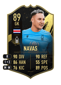 Keylor Navas Team of the Week 89 OVR