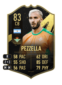 Germán Pezzella Team of the Week 83 OVR