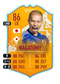 Yuto Nagatomo World Cup Stories 86 OVR