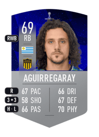 Matías Aguirregaray CONMEBOL SUDAMERICANA 69 OVR