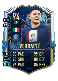 Marco Verratti Team of the Season 94 OVR