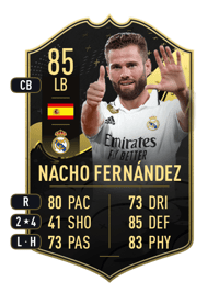Nacho Fernández Team of the Week 85 OVR