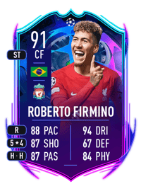 Roberto Firmino UCL ROAD TO THE FINAL 91 OVR