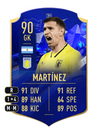 Emiliano Martínez TOTY HONOURABLE MENTIONS 90 OVR