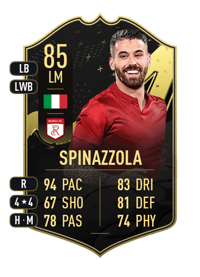 Leonardo Spinazzola Team of the Week 85 OVR